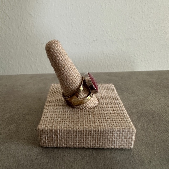 Rhodochrosite & Sterling Silver Ring by Jay King - Picture 5 of 8